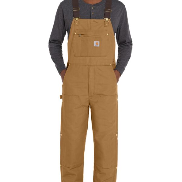 Carhartt Tall Firm Duck Insulated Bib Overalls CTT106672 Tall Firm Duck Insulated Bib Overalls Thumbnail