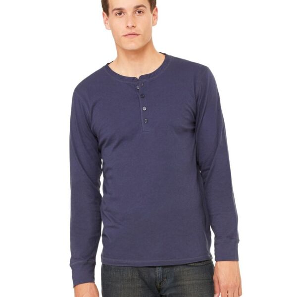 Bella + Canvas Men's Jersey Henley 3150 Men's Jersey Henley Thumbnail