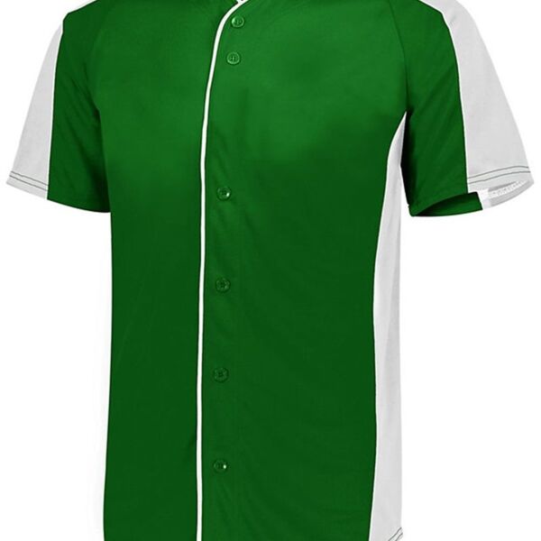 Augusta Sportswear Men's Full Button Baseball Jersey 1655 Men's Full Button Baseball Jersey Thumbnail