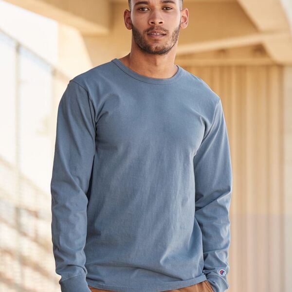 Garment-Dyed Long Sleeve T-Shirt Thumbnail