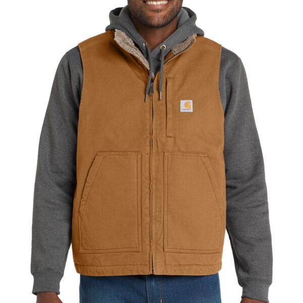 Carhartt Sherpa Lined Mock Neck Vest CT104277 Sherpa Lined Mock Neck Vest Thumbnail
