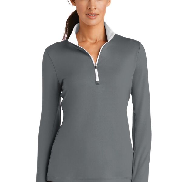 Nike Ladies Dri FIT Stretch 1/2 Zip Cover Up 779796 Ladies Dri FIT Stretch 1/2 Zip Cover Up Thumbnail