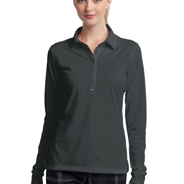 Nike Ladies Long Sleeve Dri FIT Stretch Tech Polo 545322 Ladies Long Sleeve Dri FIT Stretch Tech Polo Thumbnail
