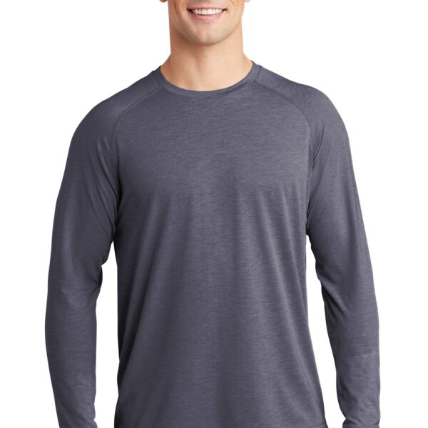 Sport Tek ® PosiCharge ® Long Sleeve Tri Blend Wicking Raglan Tee ST400LS ® PosiCharge ® Long Sleeve Tri Blend Wicking Raglan Tee Thumbnail