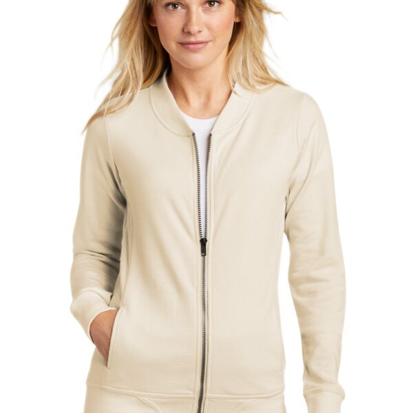 Sport Tek ® Ladies Lightweight French Terry Bomber LST274 ® Ladies Lightweight French Terry Bomber Thumbnail