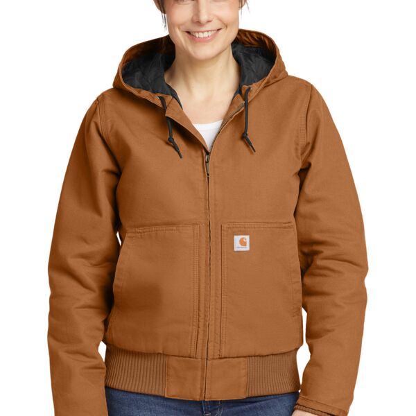 Carhartt Women's Washed Duck Active Jac CT104053 Women's Washed Duck Active Jac Thumbnail