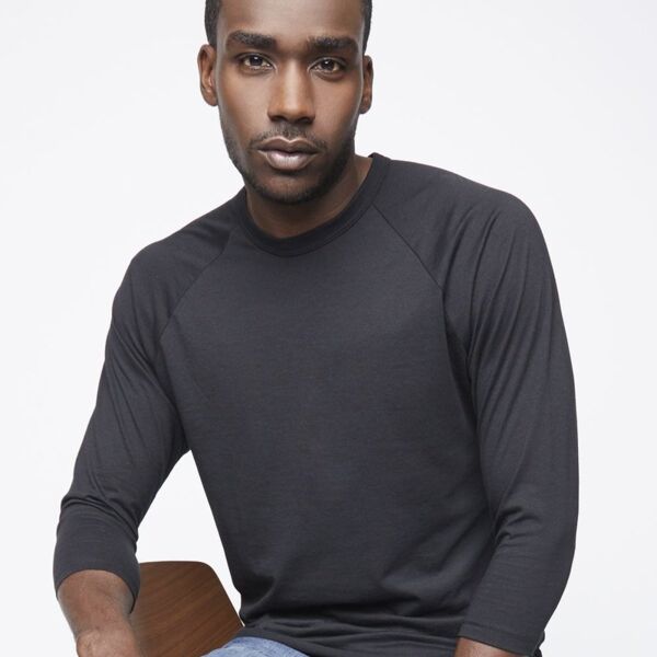 American Apparel 50/50 Raglan Three-Quarter Sleeve Tee BB453W 50/50 Raglan Three-Quarter Sleeve Tee Thumbnail