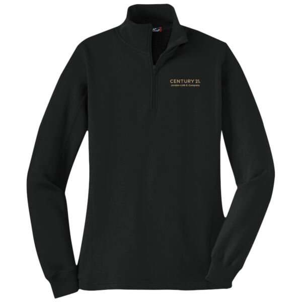 Ladies 1/4 Zip Sweatshirt  Thumbnail