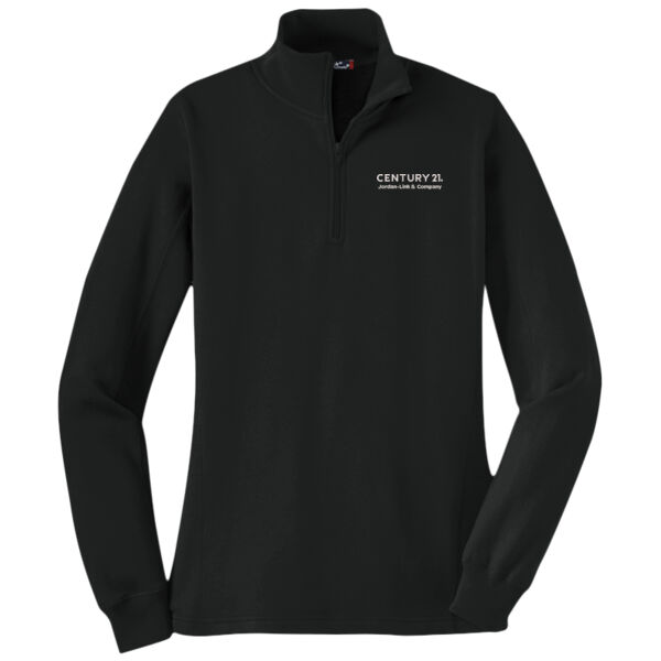 Ladies 1/4 Zip Sweatshirt   Thumbnail
